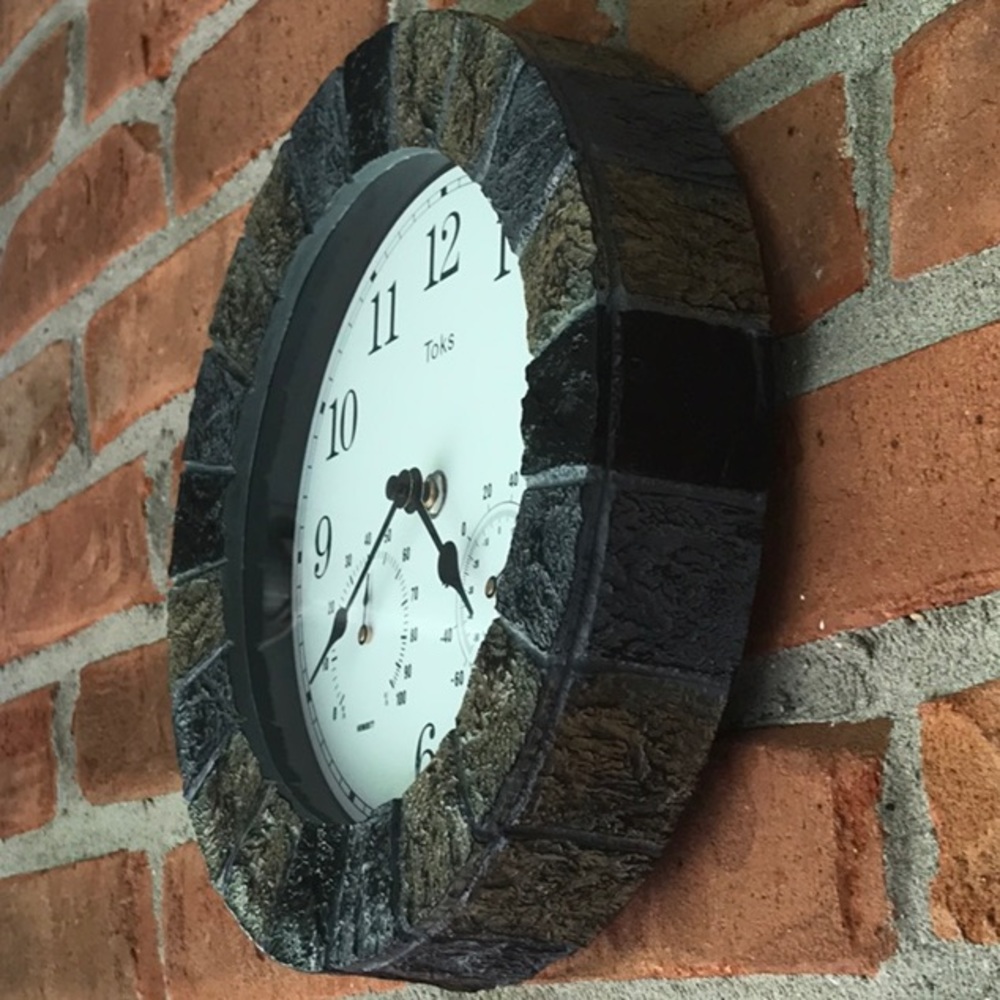 Lily's Home Slate Hanging Wall Clock - Picture 10 of 16